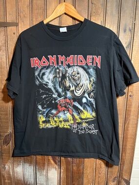 Iron Maiden Graphic Tee - 'The Number of the Beast'